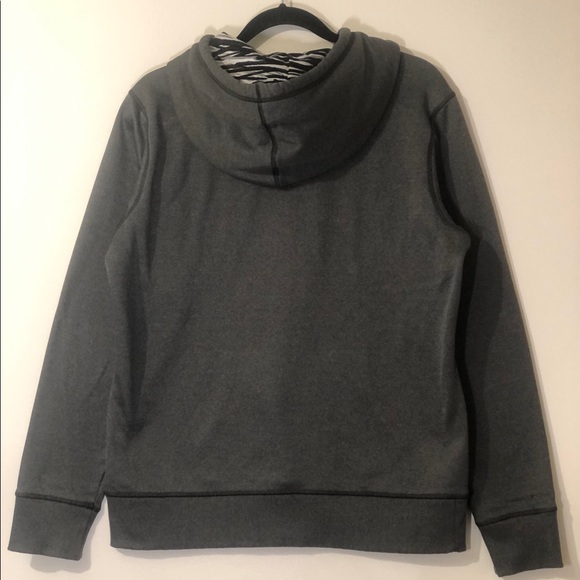 Under Armour Gray and Zebra Pullover Hoodie - Picture 2 of 3